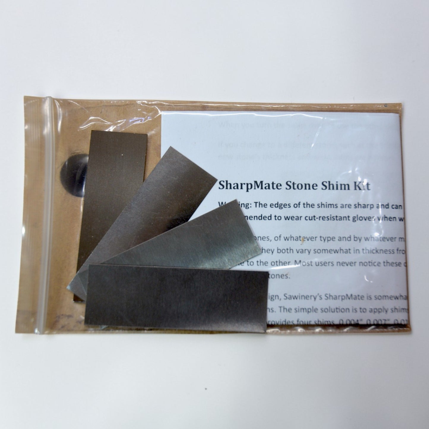 Shim Kit for SharpMate Sharpening Jig