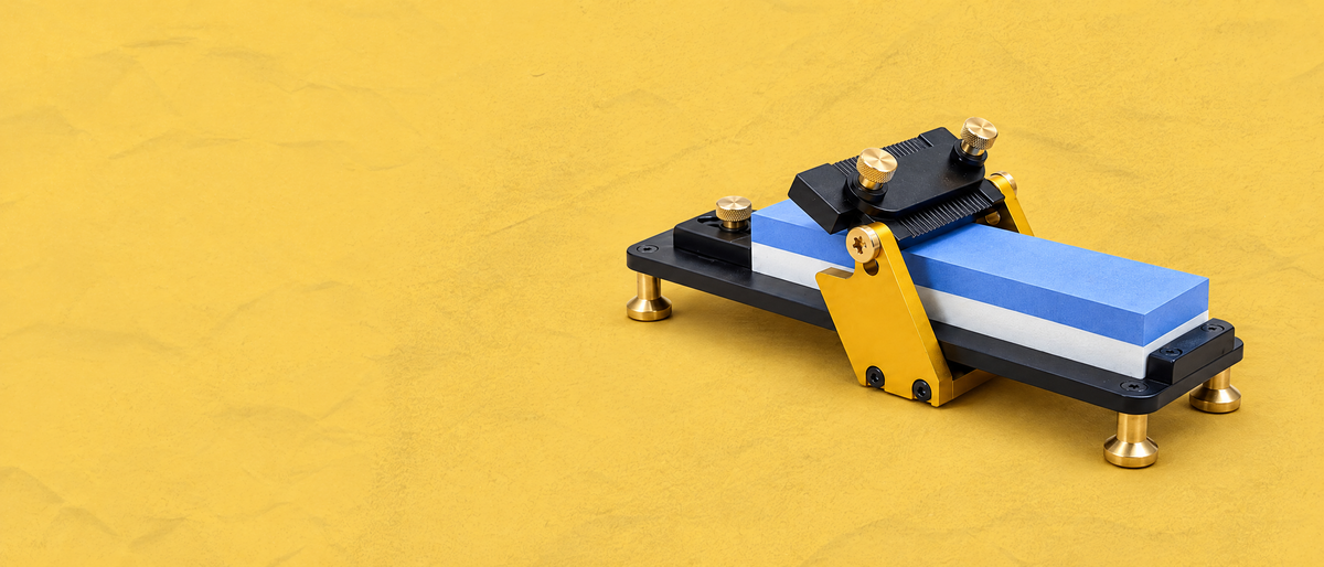SharpMate Plus sharpening jig with 75mm water stone