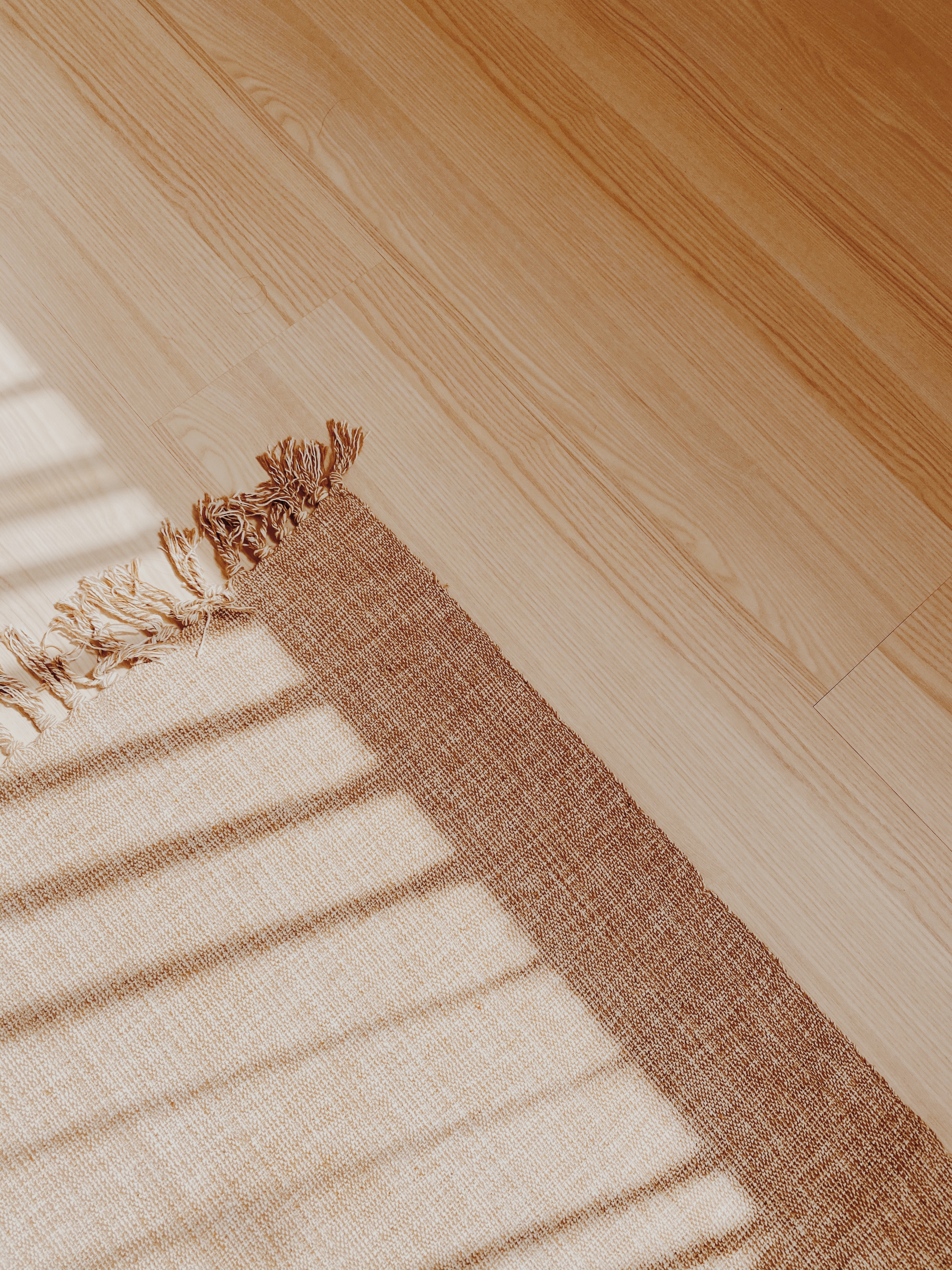 carpet on hardwood floor