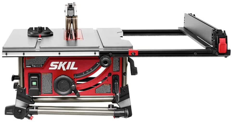 SKIL 15 Amp 10 Inch Table Saw - TS6307-00 set up