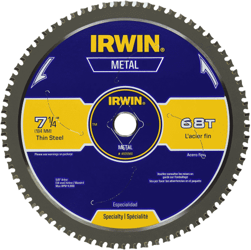 Irwin 7¼” Metal Cutting Blade 