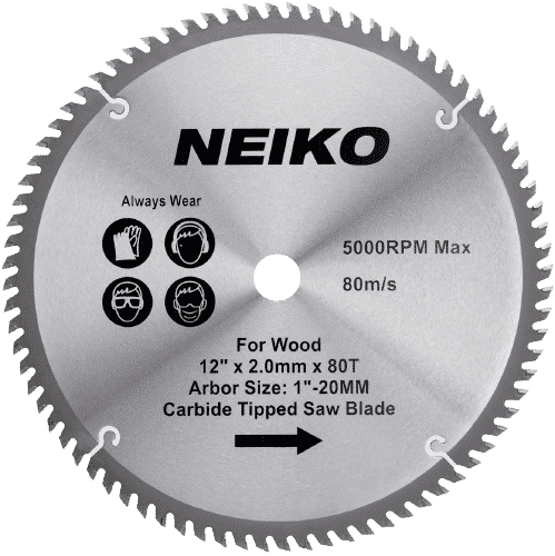 Neiko 12-Inch Carbide Blade