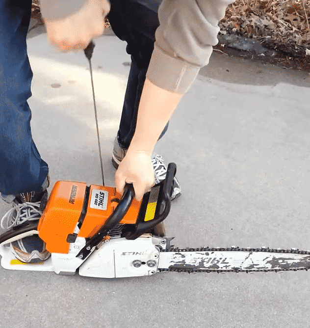 Stihl MS250 with low compression