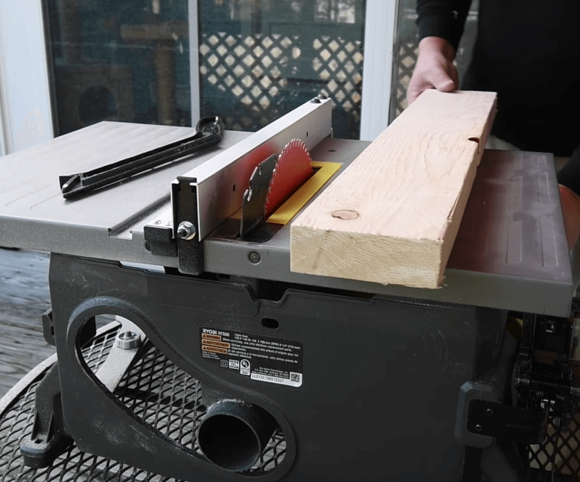 8 ¼ Inches table saw