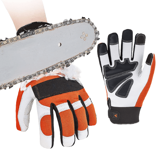 VGO Protective Chainsaw Gloves