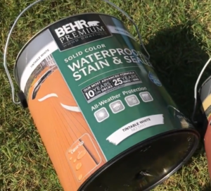 Behr Solid Color Waterproofing Stain and Sealer