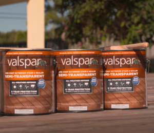 Valspar One-Coat Semi-Transparent Stain Sealer