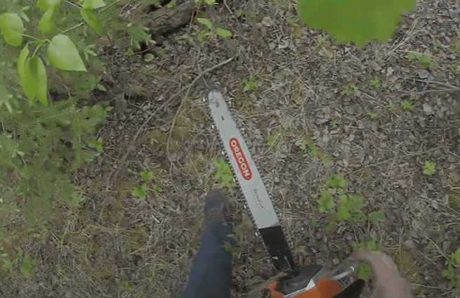 chainsaw for left handers
