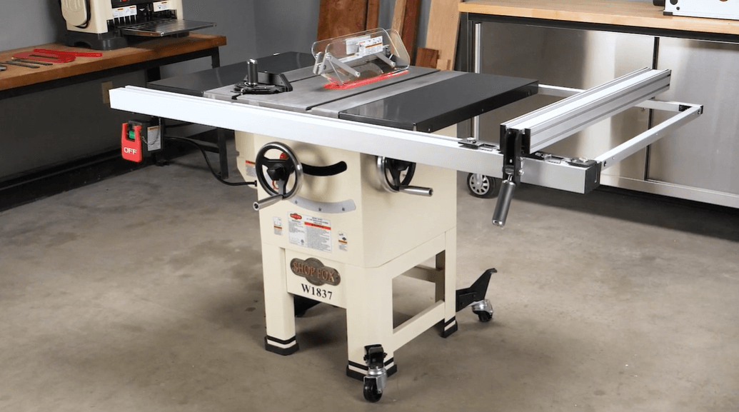 Shop Fox W1837 Open-Stand Hybrid Table Saw