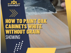 how to paint oak cabinets white without grain showing Featured