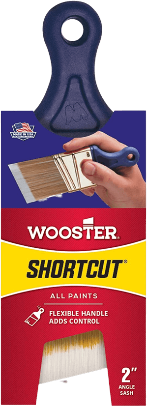 Wooster Brush Q3211-2 Shortcut Angle Sash Paintbrush