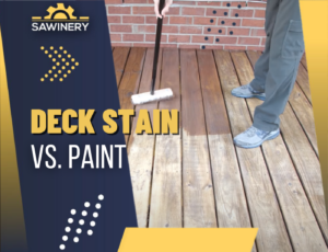 Deck stain vs. paint