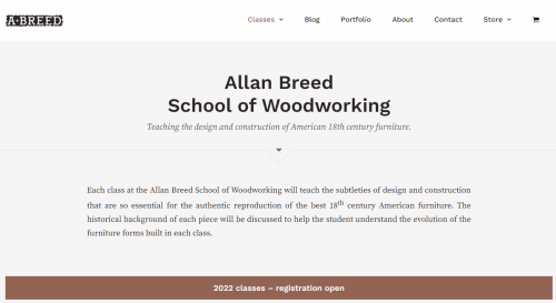 Allan Breed School Of Woodworking
