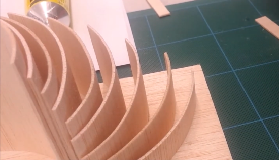 Balsa wood curves