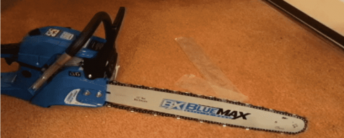 Blue Max 8902 Gas Powered Chainsaw full view