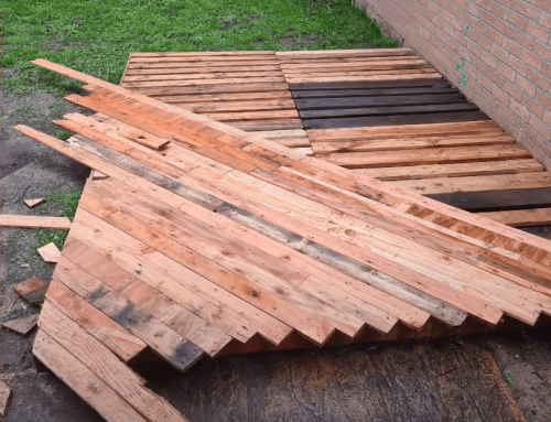 DIY Deck using Wood Pallet
