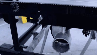 Dust collector in table saw