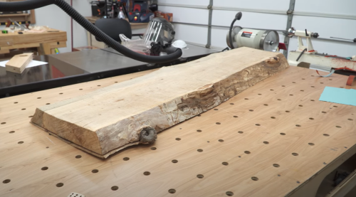 Hickory wood piece