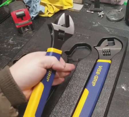 Irwin Vise-Grip Adjustable Wrench Set