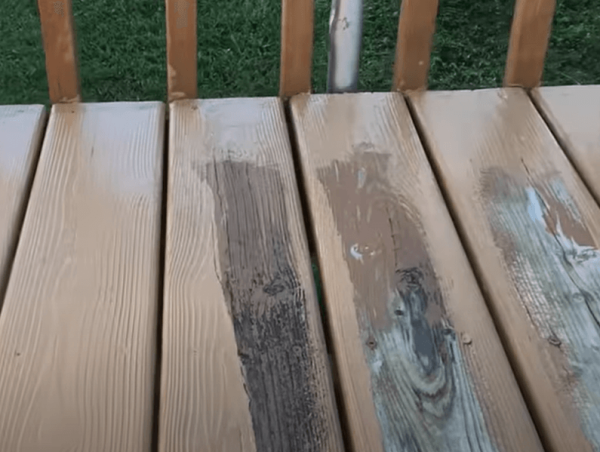 Peeling Paint on Deck