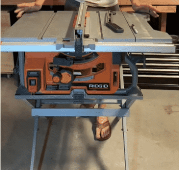 RIDGID 15 Amp 10-inch Table Saw with Folding Stand