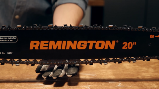 Remington bar and chain adjustment