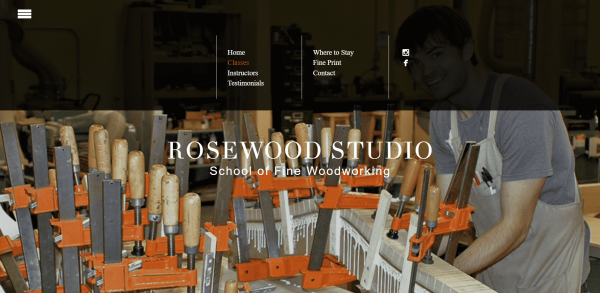 Rose Studio website