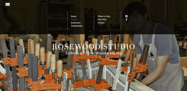 Rose Studio website