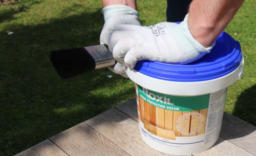 Roxil Wood Protection Cream Instant Waterproofing Clear Sealer