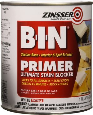 Rust-Oleum Zinsser 00904 B-I-N Pigmented Shellac Oil Primer-Sealer
