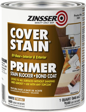 Rust-Oleum Zinsser 03504 Cover Stain Interior Exterior Oil Primer