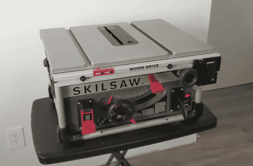 SKILSAW SPT99T-01 Portable Worm Drive Table Sawside view