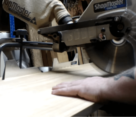 Shopmaster sliding miter saw