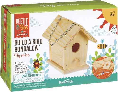 Toysmith Beetle & Bee Build A Bird Bungalow