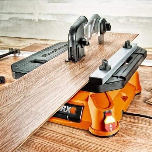 WORX WX572L BladeRunner x2 Portable Tabletop Saw - up close