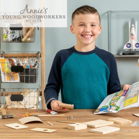 Kid Model on Annie's Young Woodworkers