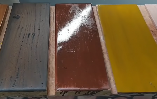 air drying wood stain
