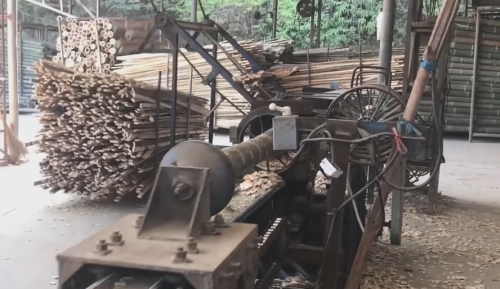 bamboo processing plant