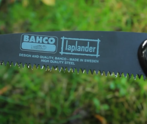 blade teeth of Bahco 396-LAP Laplander Folding Saw