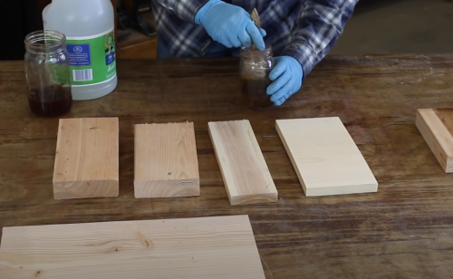 can you use vinegar on wood