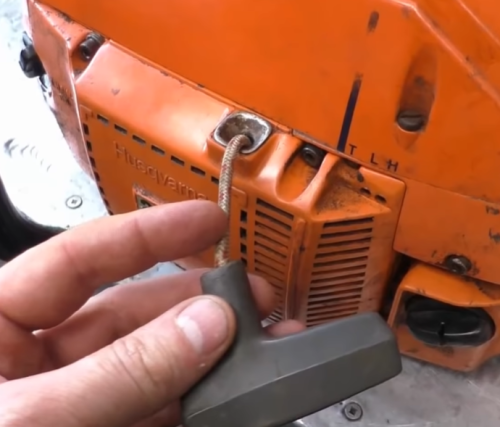 chainsaw pull cord