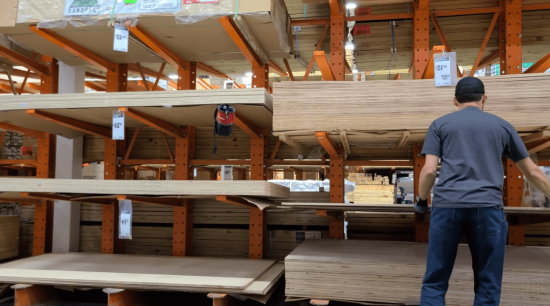 stacking plywood