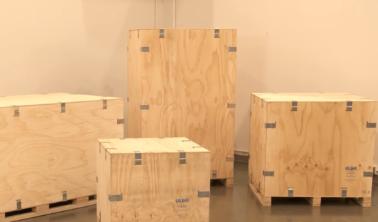 crates and boxes