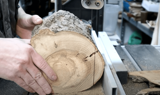 cutting Applewood with table saw