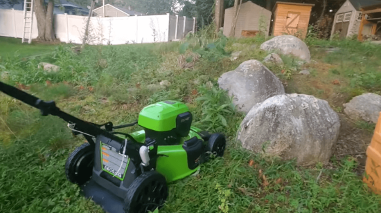 deck size of Greenworks 48V 20-inch Cordless Push Lawn Mower