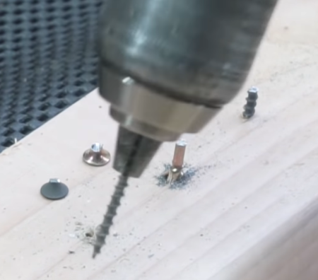 drilling stripped screws