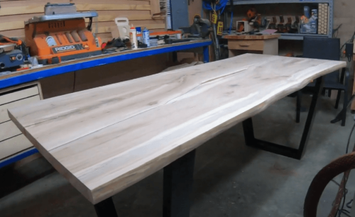 elm wood table