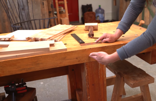 hands on wooden table