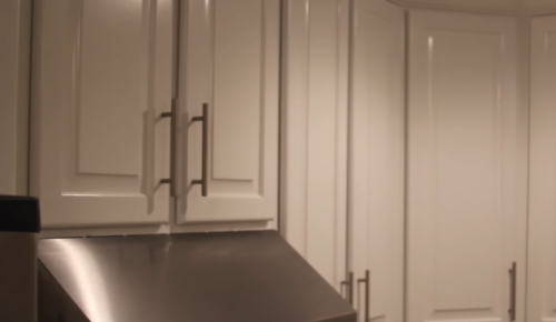 kitchen cabinets painted white