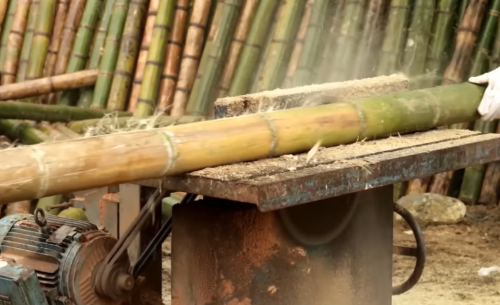 milling bamboo plant